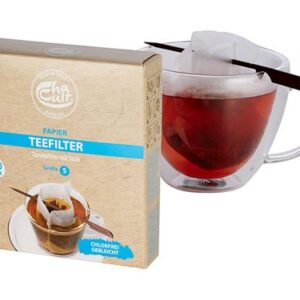 Theefilters papier met stick